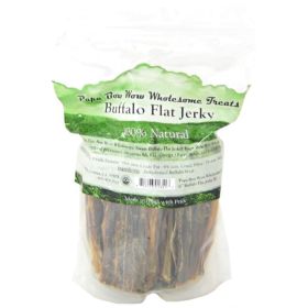 Papa Bow Wow Buffalo Flat Jerky - 6" Long - 1 lb