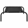 Elevated Dog Bed Black S Textilene