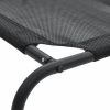 Elevated Dog Bed Black XL Textilene