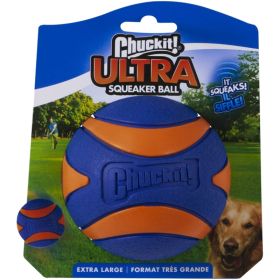 Chuckit Ultra Squeaker Ball Dog Toy (Option 1: X-Large, Option 2: 1 count)