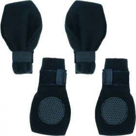 Fahion Pet Arctic Fleece Dog Boots (Option 1: Black, Option 2: X-Small (2.25" Paw))